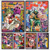 Anime J-JoJo Bizarre Adventure Retro WhitePaper Sticky Poster Home living room Wall Art Garage Room Decor