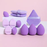 12-Piece All-Purpose Makeup Sponge Set – Powder, Cushion & Beauty Eggs
