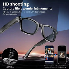 2025 HD Smart Glasses with 800W Camera, ChatGPT, Call & Translate 🕶️✨