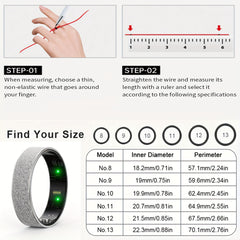 Smart Health Ring Fitness Tracker