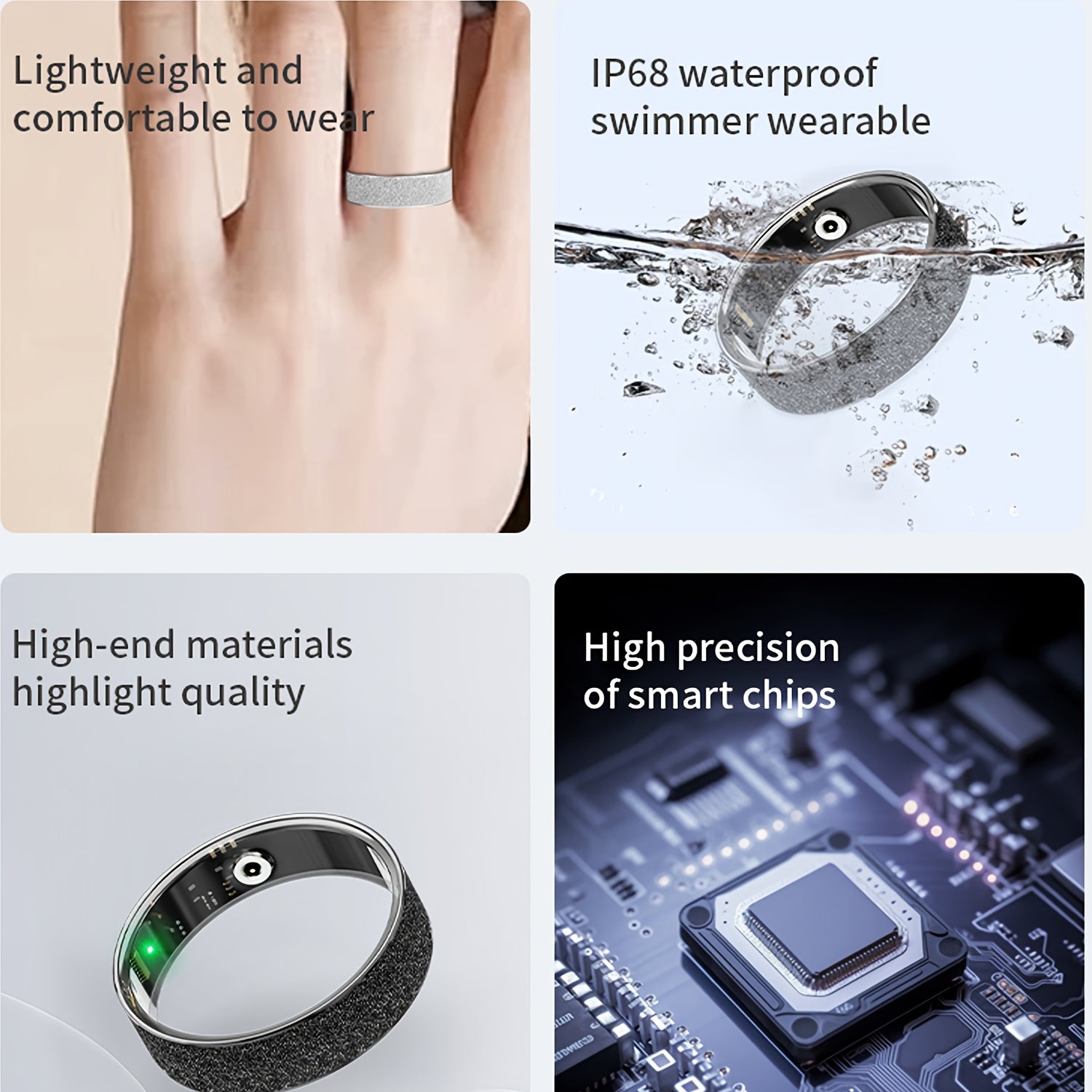 Smart Health Ring Fitness Tracker