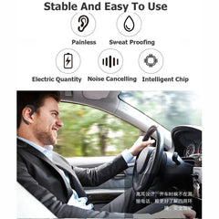 Universal Bone Conduction Earphone Wireless Bluetooth 4.2 Single Ear Hanging Sports Stereo Headset for Iphone 7 8 Laptop Tablet