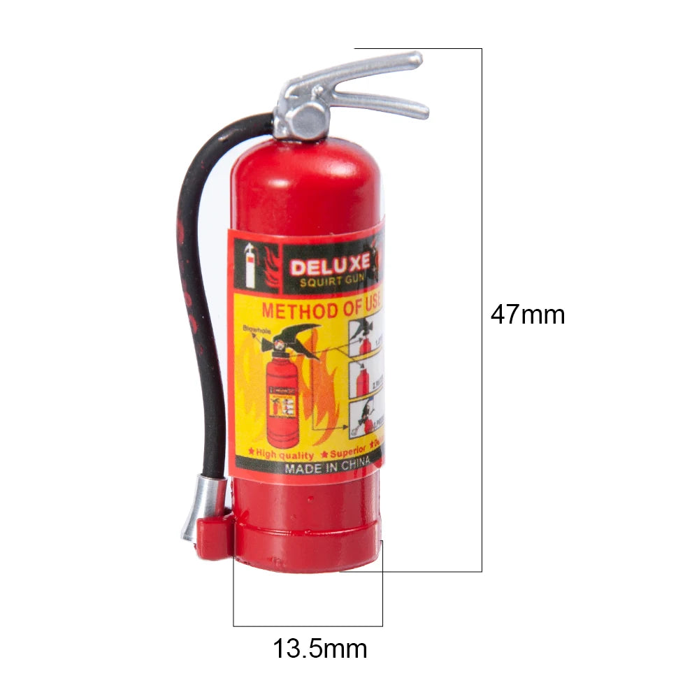 1:10 Scale Accessories Simulated Decoration Tools Shovel Fire Extinguisher Oil Drum for RC Crawler Car TRX4 SCX10 Mini Toys