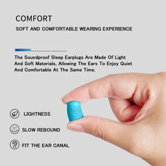 emoEar Foam Earplugs – Noise Reduction Sleep & Music Canceling Ear Plugs 🎧😴