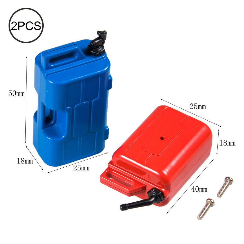 1:10 Scale Accessories Simulated Decoration Tools Shovel Fire Extinguisher Oil Drum for RC Crawler Car TRX4 SCX10 Mini Toys