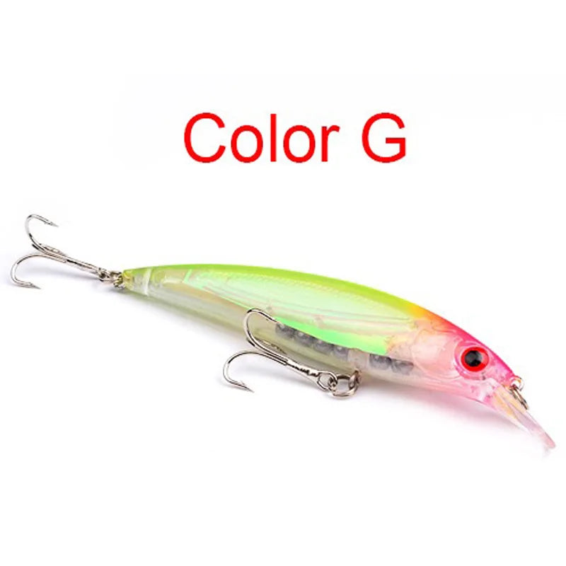 KMRESA 1pcs Floating Minnow 11cm 13.4g Fishing Lure Laser Hard Artificial Bait 3D Eyes Fishing Wobblers Crankbait