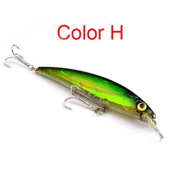KMRESA 1pcs Floating Minnow 11cm 13.4g Fishing Lure Laser Hard Artificial Bait 3D Eyes Fishing Wobblers Crankbait