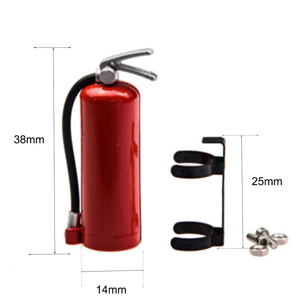 1:10 Scale Accessories Simulated Decoration Tools Shovel Fire Extinguisher Oil Drum for RC Crawler Car TRX4 SCX10 Mini Toys