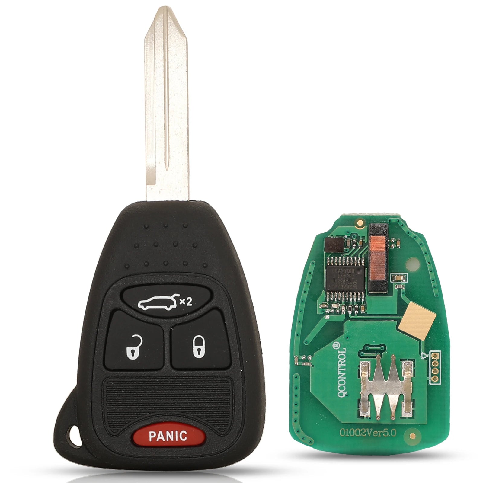 jingyuqin Car Remote Key Fob pcf7961/ID46 Chip OHT692427AA For Chrysler 200/300/300c PT Cruiser Sebring for Dodge RAM For JEEP