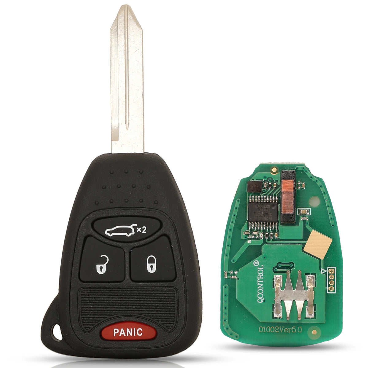 jingyuqin Car Remote Key Fob pcf7961/ID46 Chip OHT692427AA For Chrysler 200/300/300c PT Cruiser Sebring for Dodge RAM For JEEP