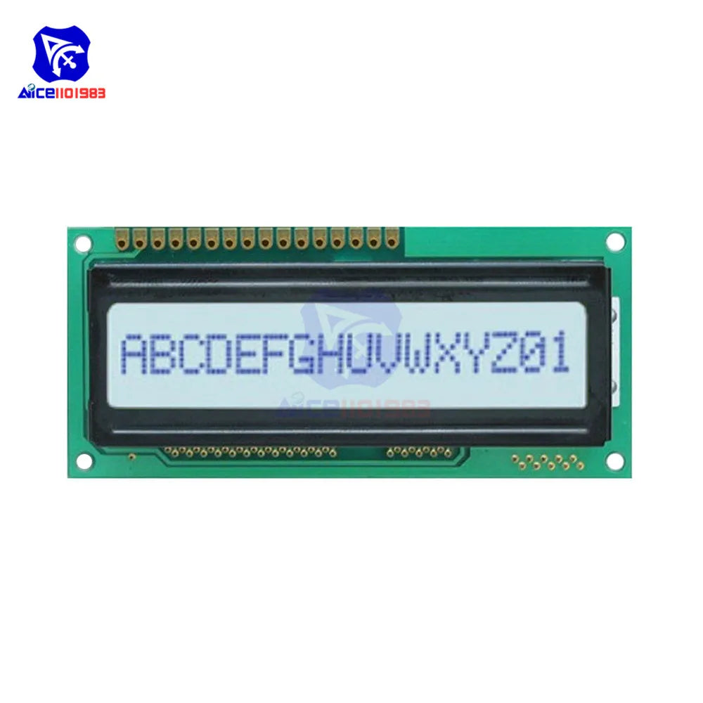 diymore 1601 LCD Display 16X1 Character Digital LCD Module LCM STN SPLC780D KS0066 for Arduino  R3 3D Printer 5V
