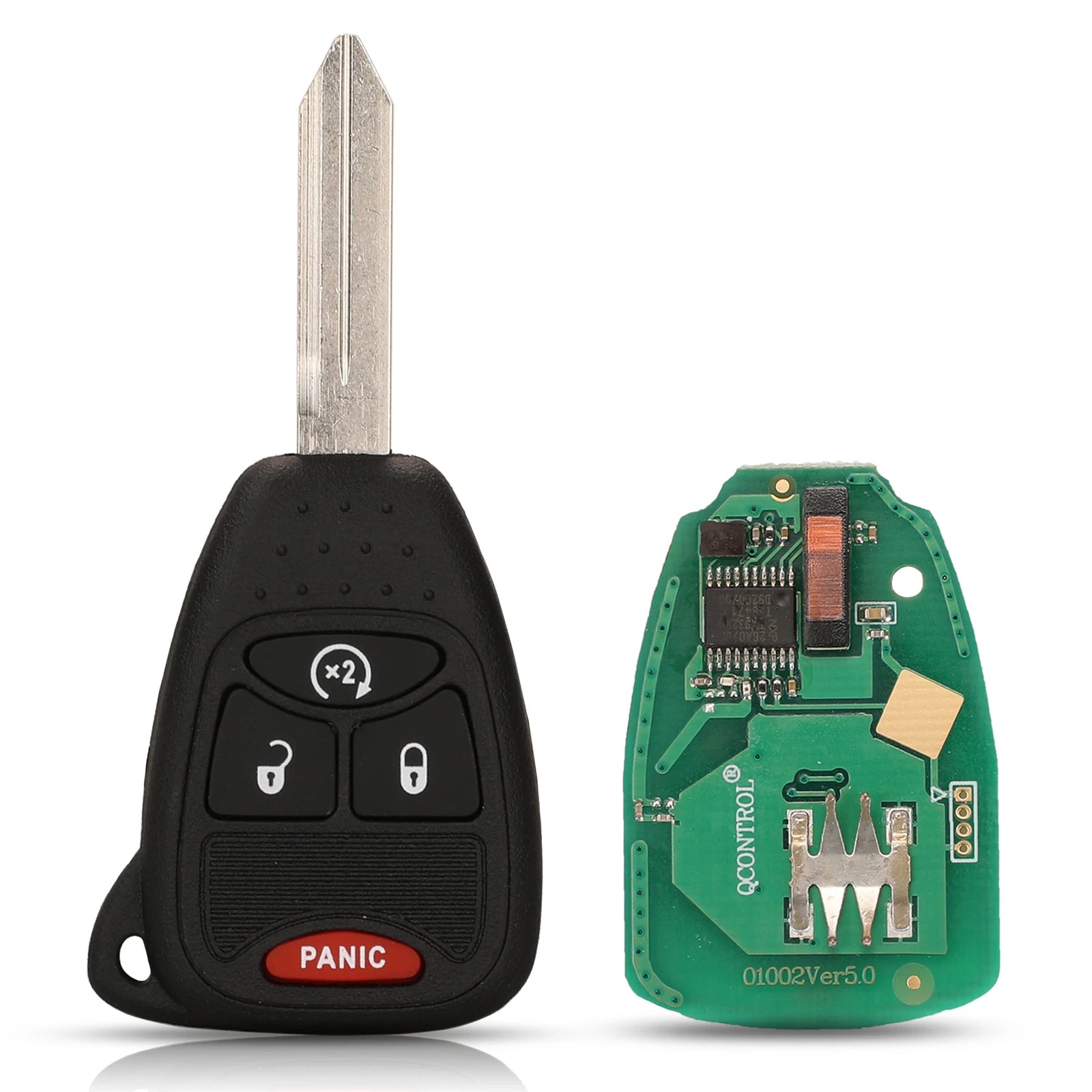 jingyuqin Car Remote Key Fob pcf7961/ID46 Chip OHT692427AA For Chrysler 200/300/300c PT Cruiser Sebring for Dodge RAM For JEEP