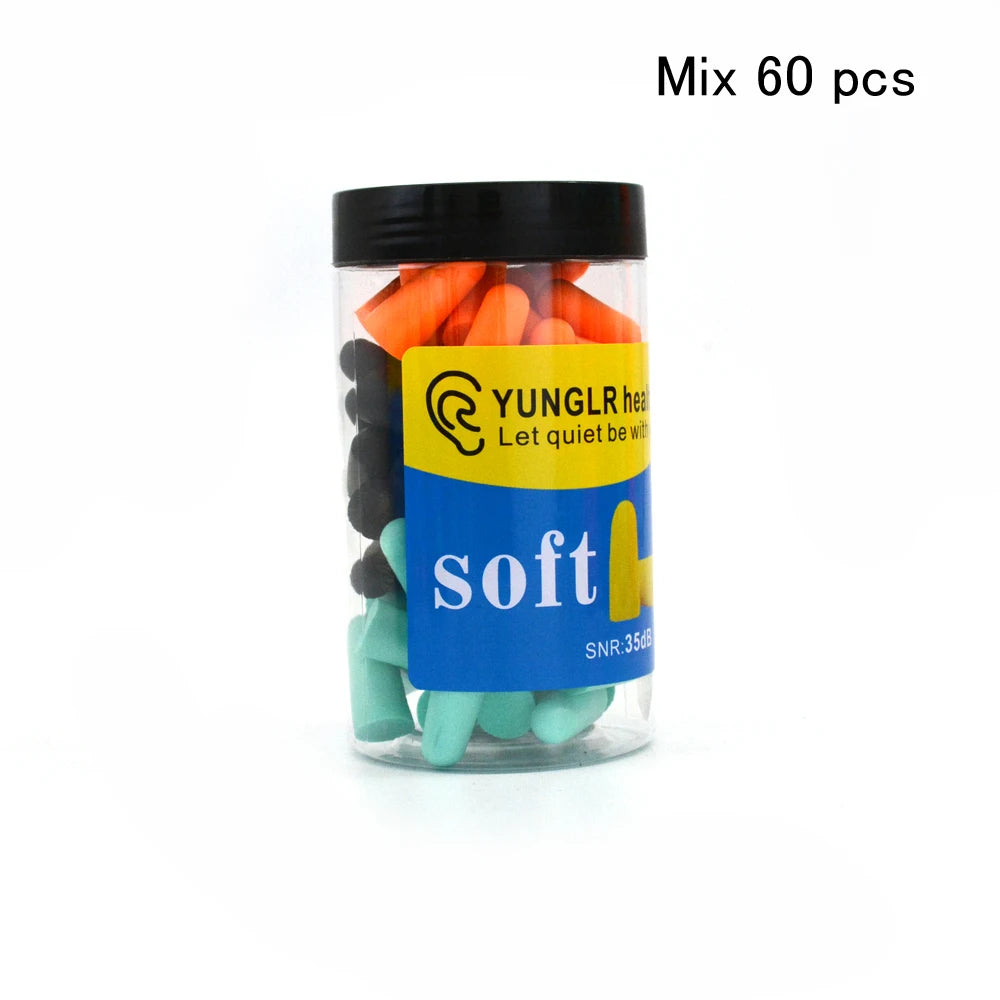 emoEar Foam Earplugs – Noise Reduction Sleep & Music Canceling Ear Plugs 🎧😴