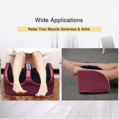 Heated Foot Massager – Shiatsu Roller for Pain Relief & Relaxation