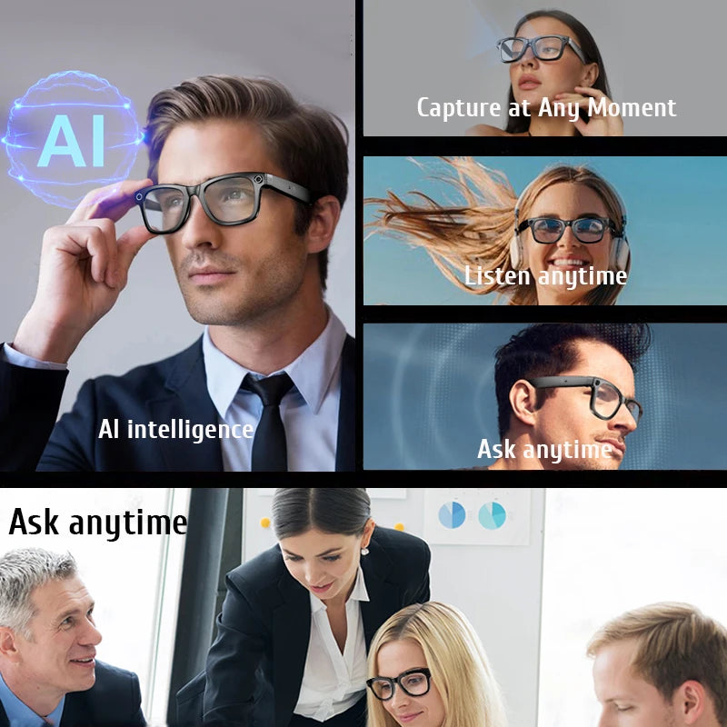 AI Smart Camera Glasses
