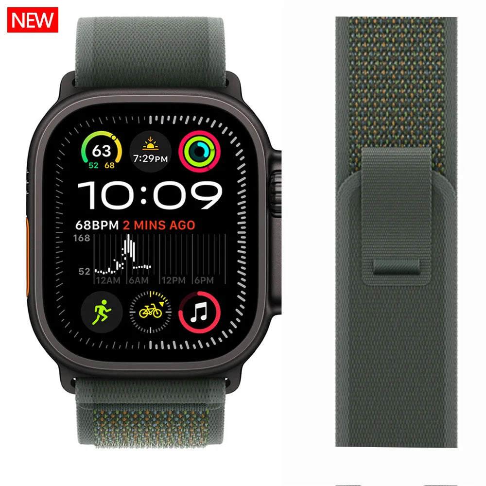 Trail Loop Band for Apple Watch – Compatible with Series 2-10 (38-49mm)