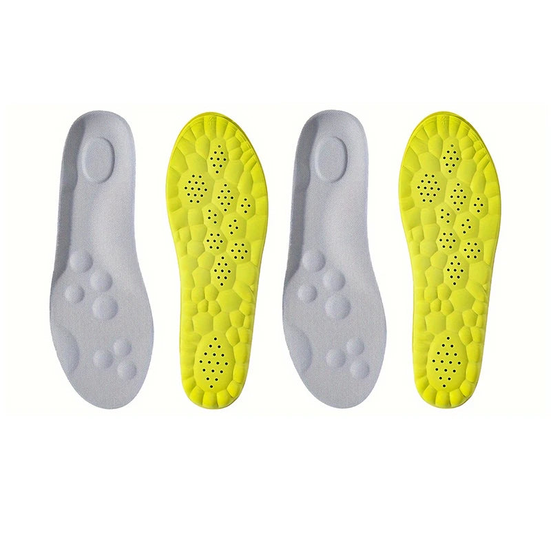 High Elasticity Latex Sport Insoles – Soft Arch Support Shoe Pads, Breathable & Deodorant