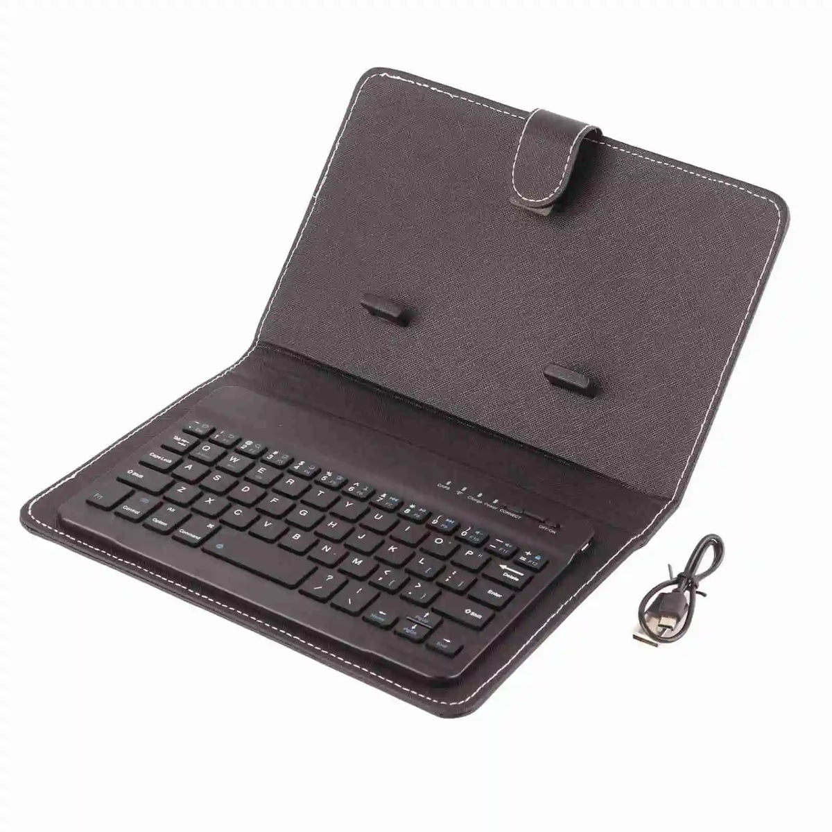 Universal Wireless Bluetooth Keyboard Flip Case Cover with Stand for IOS/ Android Phones