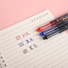 10pcs Needle Gel Pens – High-Quality Liquid Ballpoint, Kawaii Stationery