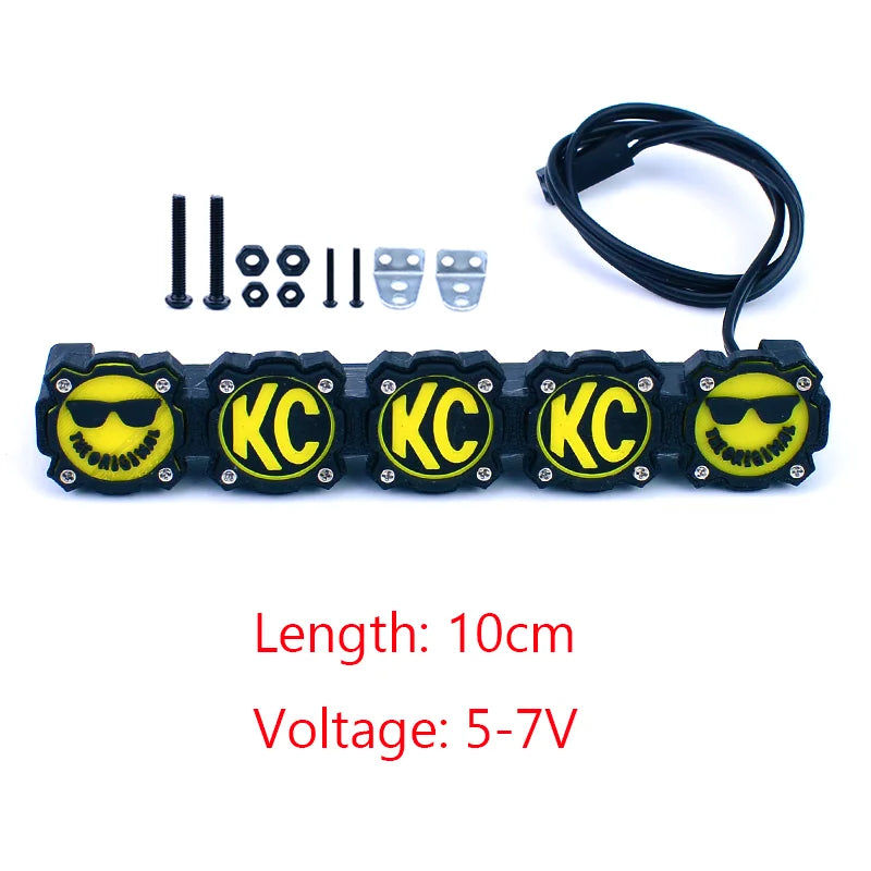 LED Simulation Roof Lights for 1/10 RC Crawler Car Traxxas Trx4 Axial Scx10 Yikong RC4WD D90 Croboll MK07 MJX H8H