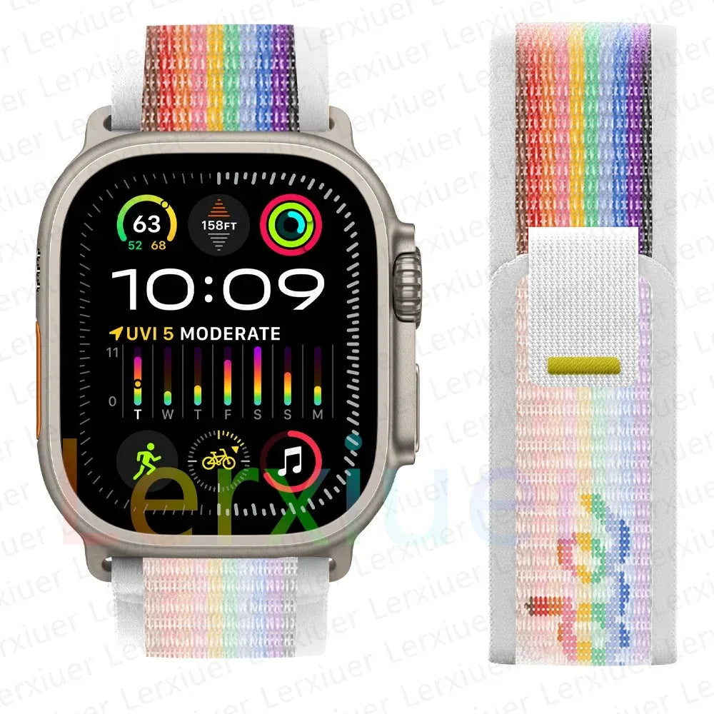 Trail Loop Band for Apple Watch – Compatible with Series 2-10 (38-49mm)