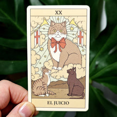 Cats Tarot Deck 10.3×6cm – Spanish Edition