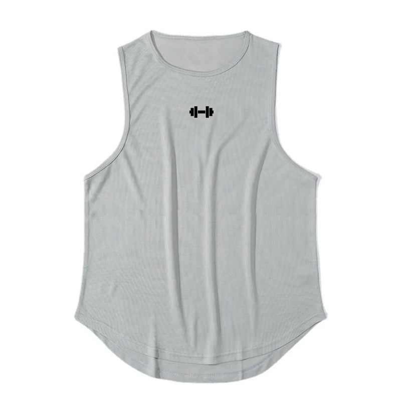 Men’s Summer Gym Tank Top – Quick-Dry Sleeveless Shirt for Fitness & Basketball