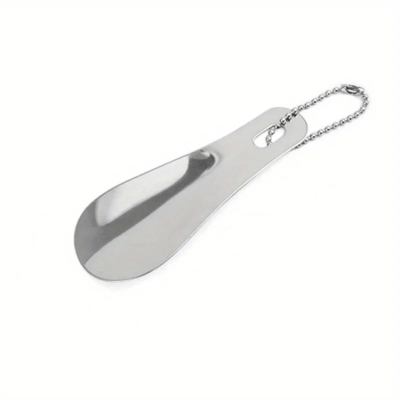 Stainless Steel Shoehorn – Portable Shoe Wearing Aid for Home & Travel