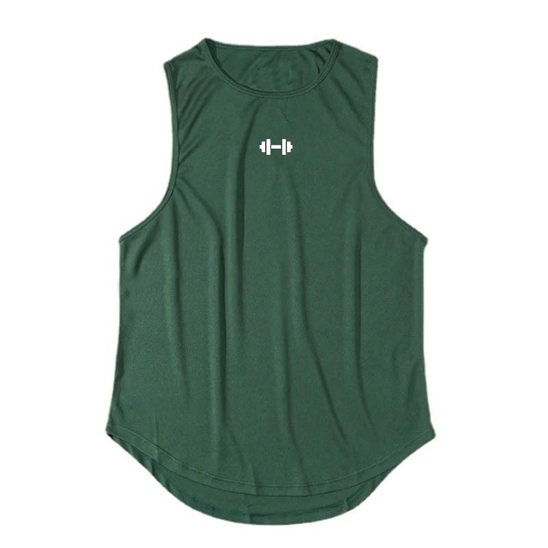 Men’s Summer Gym Tank Top – Quick-Dry Sleeveless Shirt for Fitness & Basketball