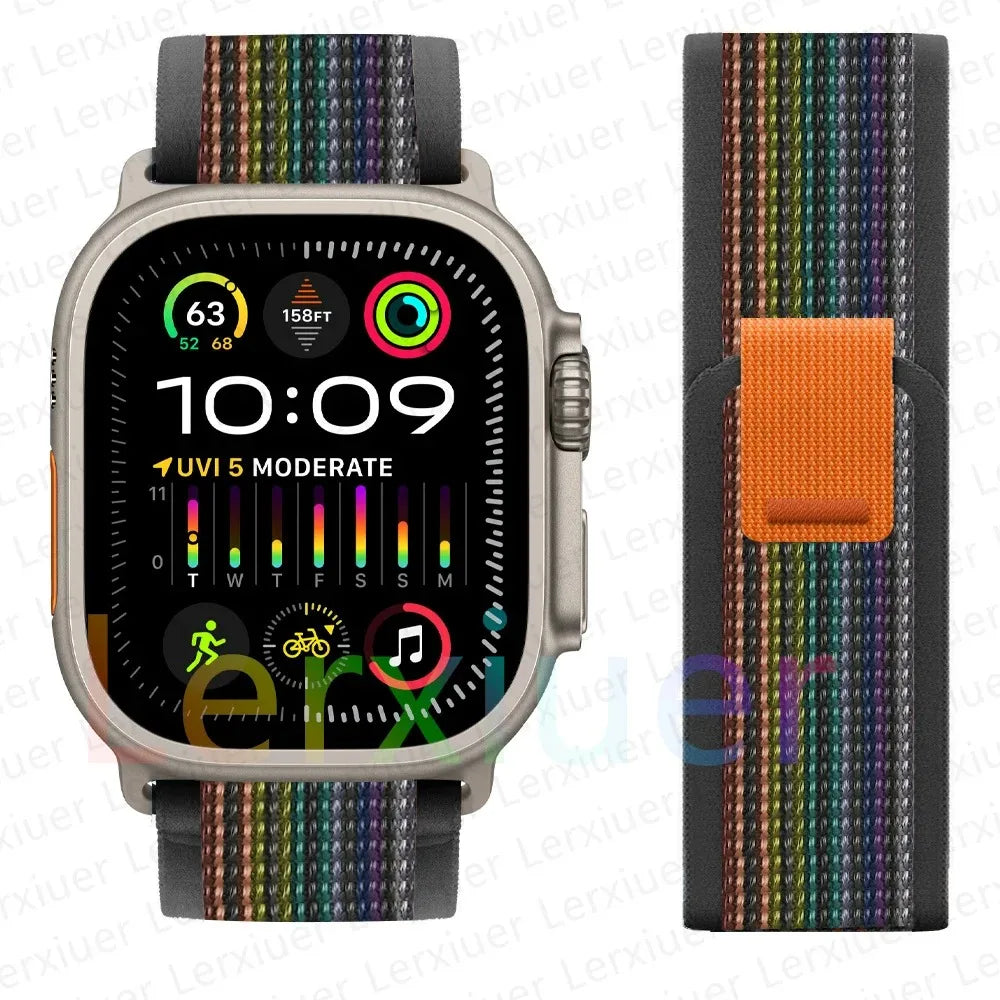 Trail Loop Band for Apple Watch – Compatible with Series 2-10 (38-49mm)