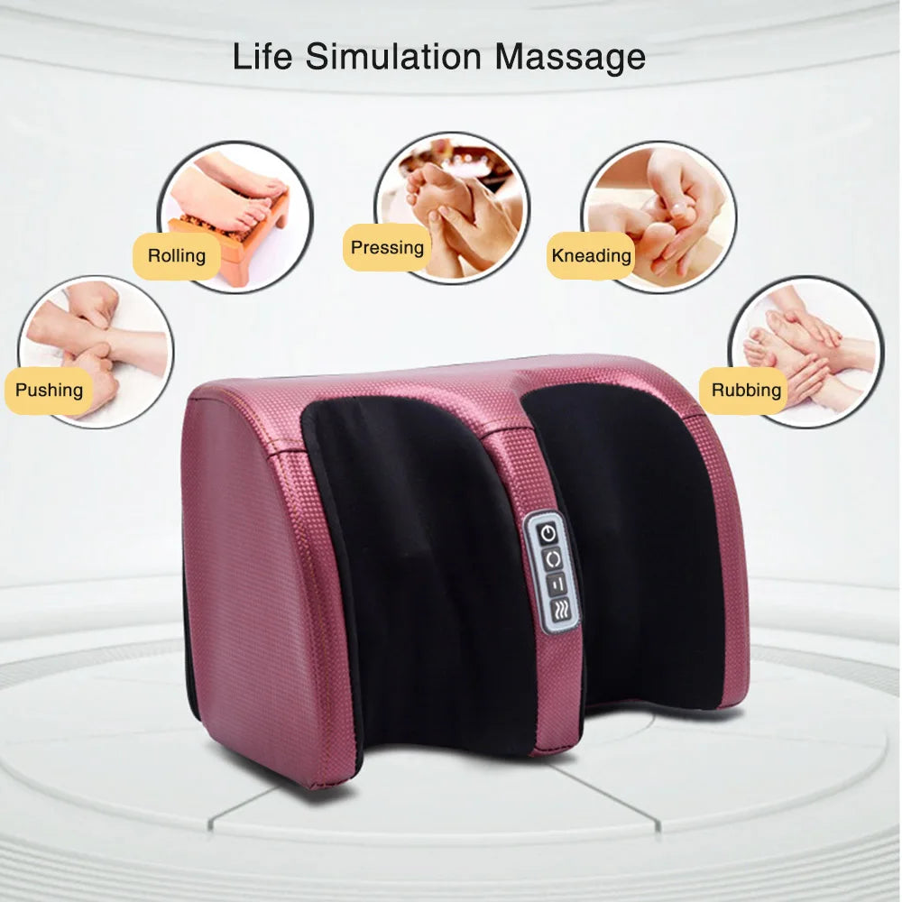 Heated Foot Massager – Shiatsu Roller for Pain Relief & Relaxation