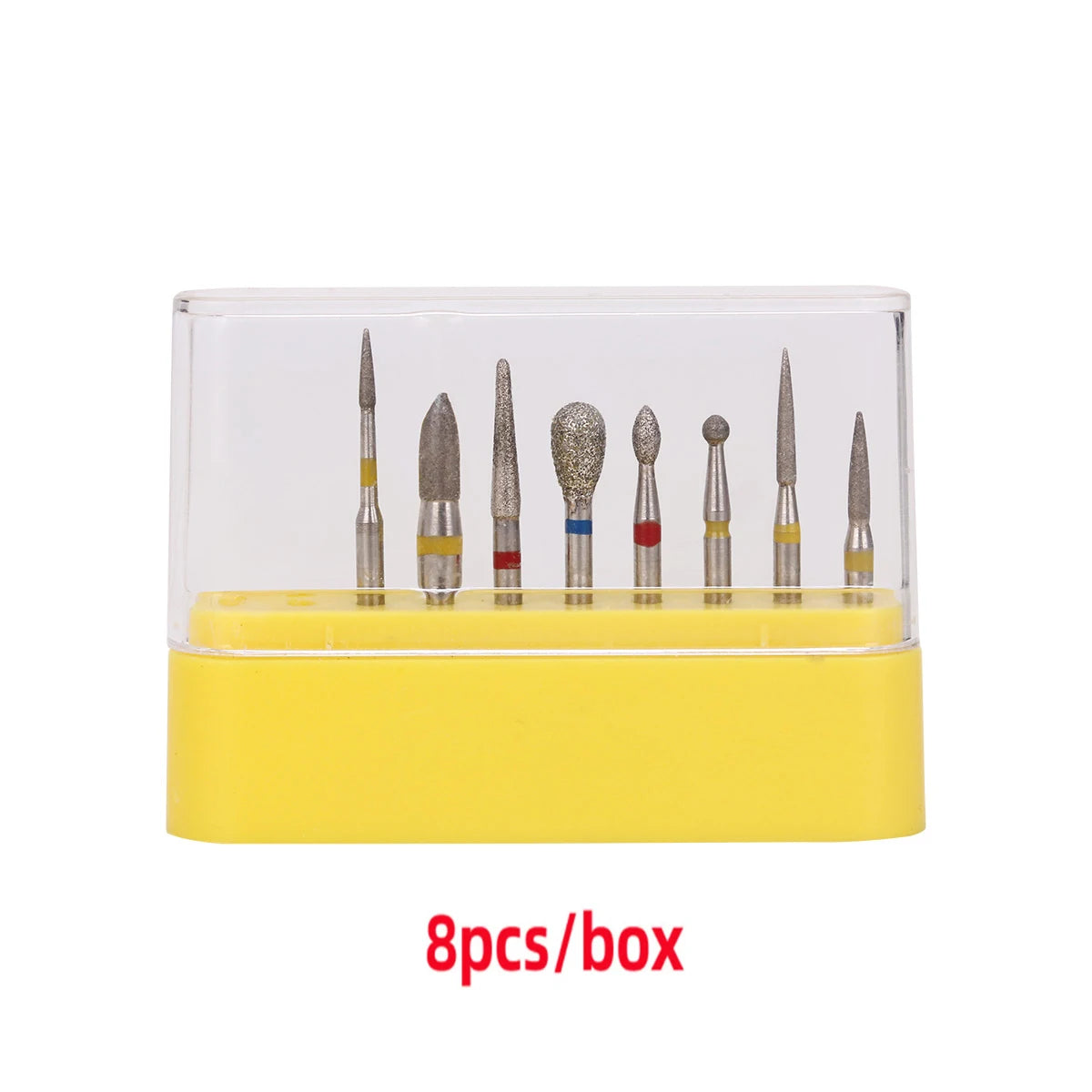 1BOX Azdent DENTAL Diamond Bur Kit With Storage Box Various Functions Optional Fit for High Speed Handpiece