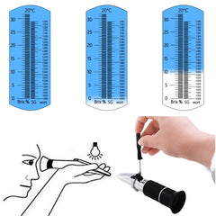 Beer & Wine Wort Refractometer – 0-32% Brix, 1.000-1.120 SG