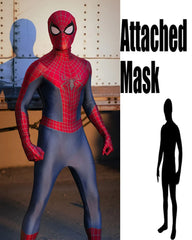 Halloween Men TASM 2 Spider Cosplay Cosplay Costume Superhero Zentai Suit Adults  Boys Male Full Bodysuit Jumpsuit