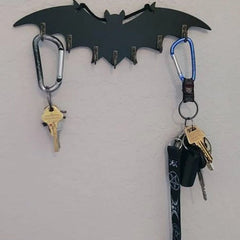 Wooden bat hook Wall Mount hanging Organizer Rack Space-Saving Gothic style wall hangings For jewelry Key storage