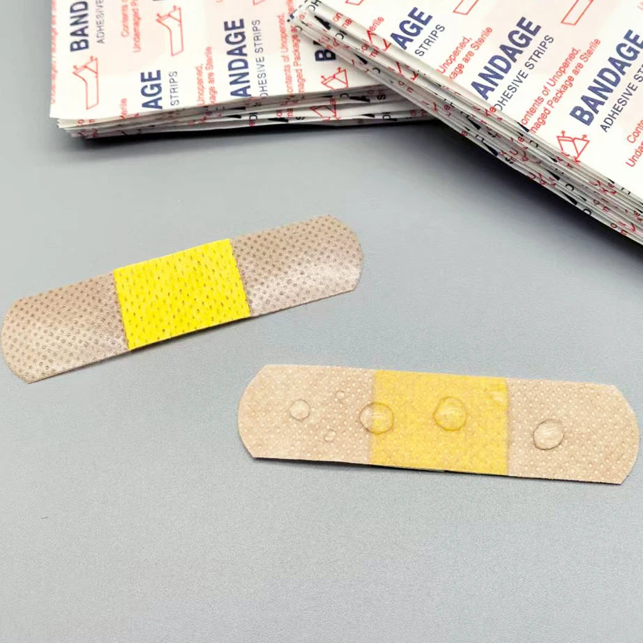 100Pcs Waterproof Adhesive Bandages – Breathable First Aid Wound Plasters