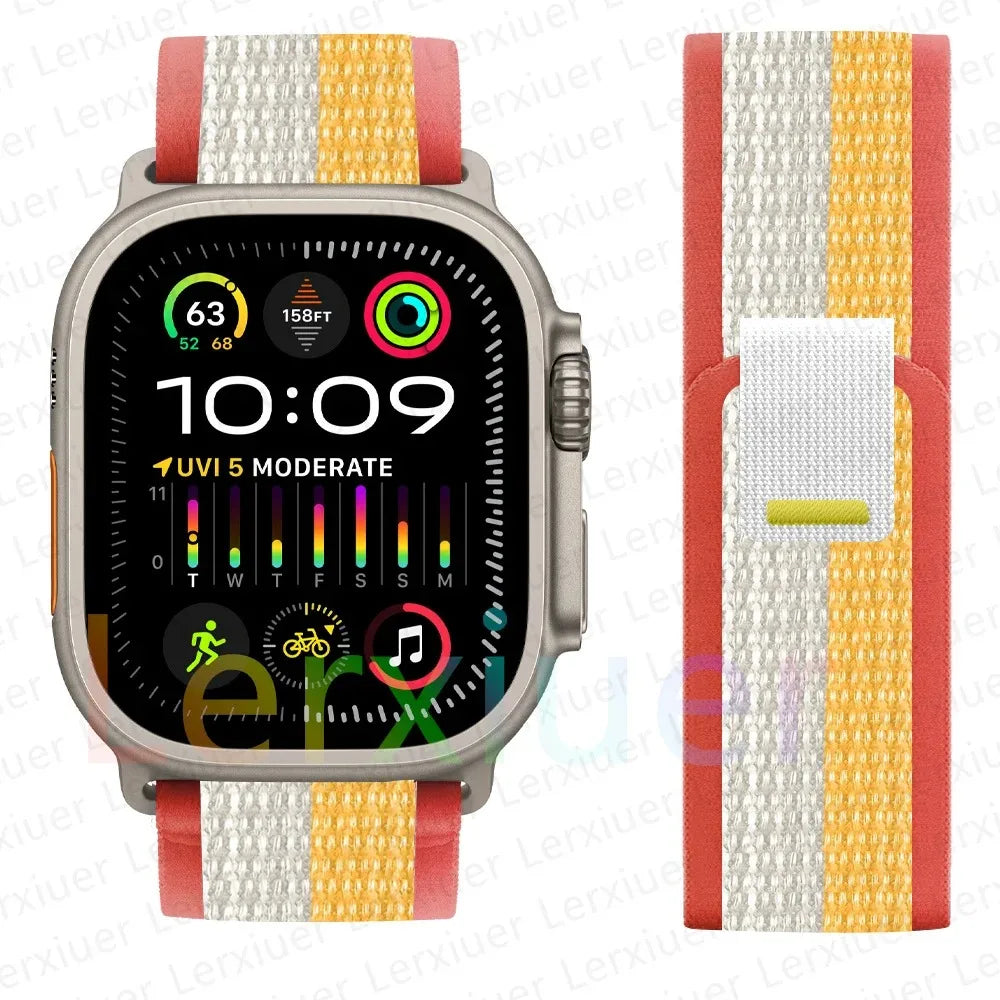 Trail Loop Band for Apple Watch – Compatible with Series 2-10 (38-49mm)