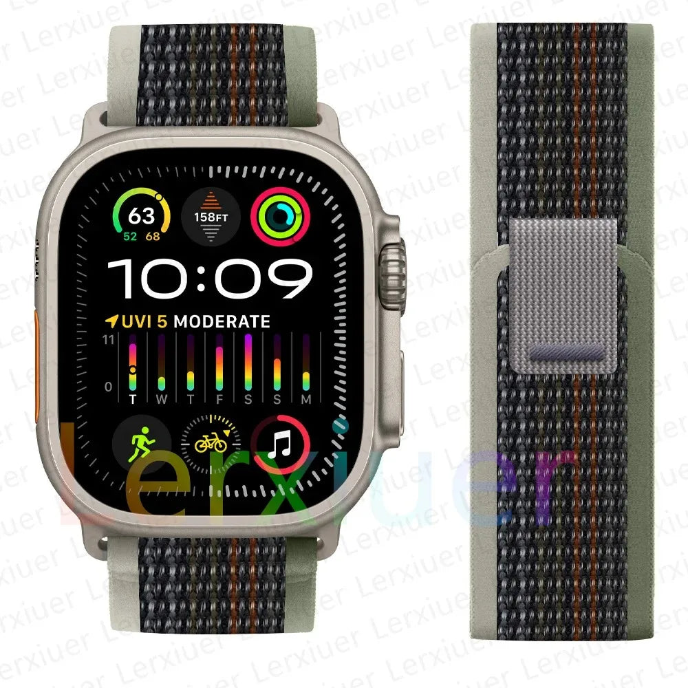 Trail Loop Band for Apple Watch – Compatible with Series 2-10 (38-49mm)
