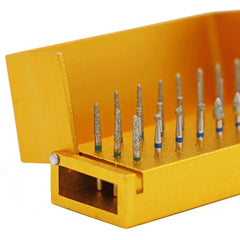 30pcs Aluminum Dental Burs Kit – Diamond Burs with Holder