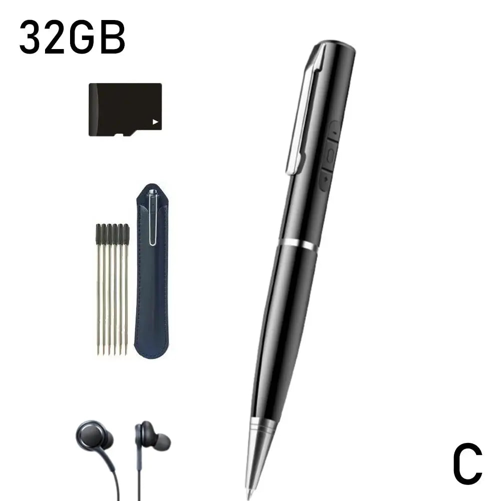 Mini Pen Voice Recorder – USB Digital Audio Recorder 8GB–128GB 🎤🖊️