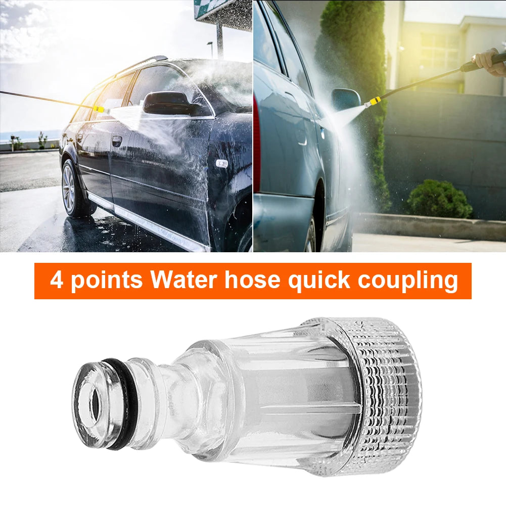Water Connector Filter – Pressure Washer Hose Adapter & Nozzle Fitting for Garden Tools