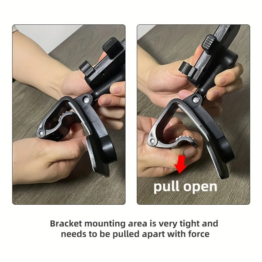 Universal Car Phone Holder – 360° Rotating Dashboard Mount for Smartphones