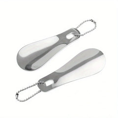 Stainless Steel Shoehorn – Portable Shoe Wearing Aid for Home & Travel
