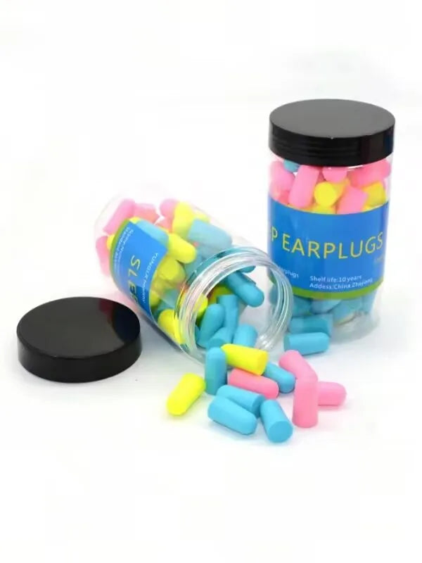 emoEar Foam Earplugs – Noise Reduction Sleep & Music Canceling Ear Plugs 🎧😴
