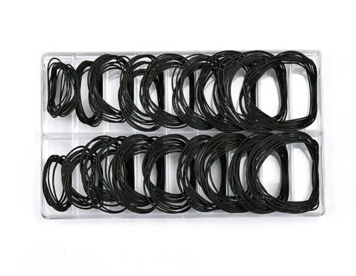 200pcs Watch Back Case O-Ring Gaskets – Rubber, Waterproof