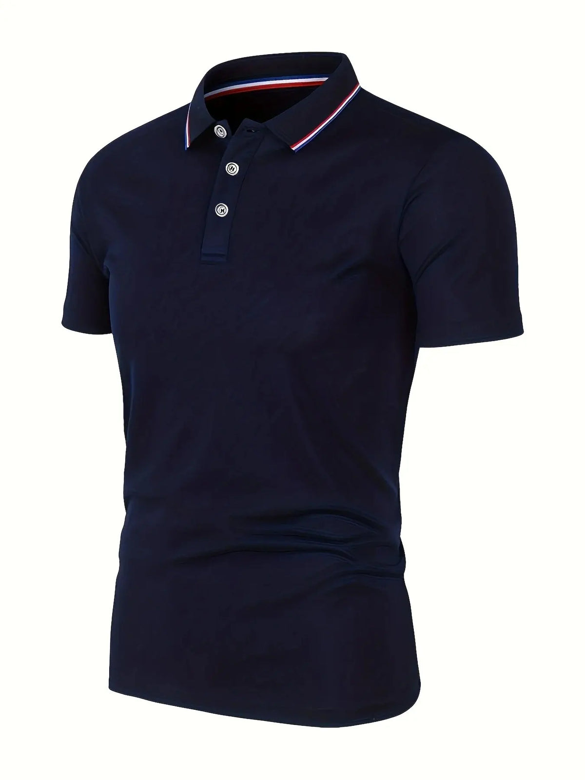 Men’s Summer Polo Shirt 2025 – Breathable Solid Color Short Sleeve T-Shirt