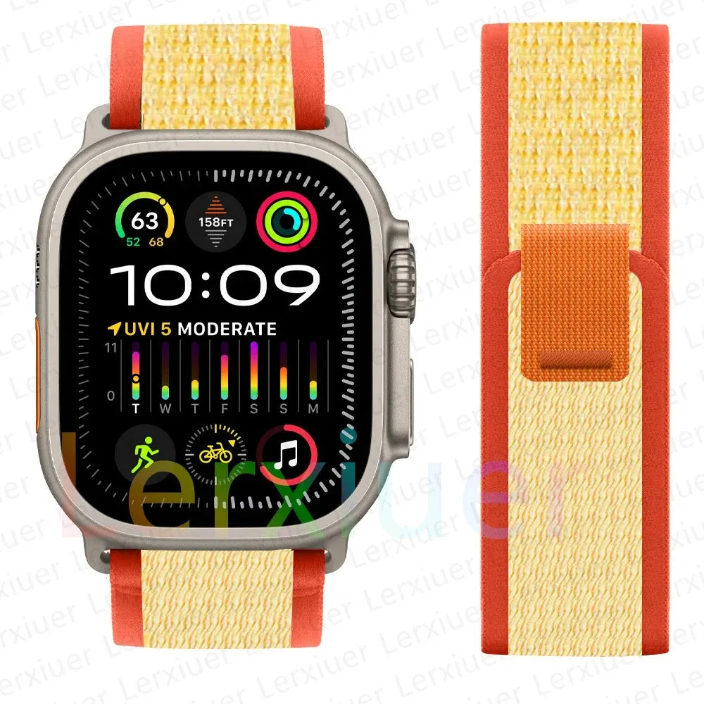 Trail Loop Band for Apple Watch – Compatible with Series 2-10 (38-49mm)