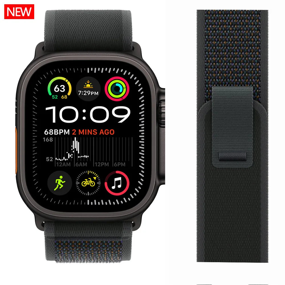 Trail Loop Band for Apple Watch – Compatible with Series 2-10 (38-49mm)