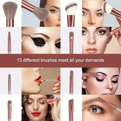Professional Makeup Brush Set – Foundation, Powder & Eyeshadow