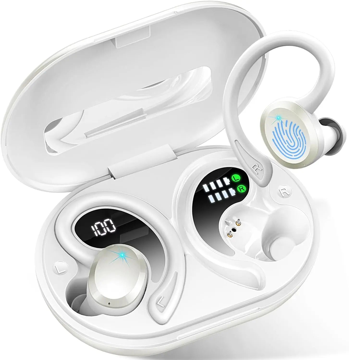 Sports Wireless Earbuds, 40H Battery